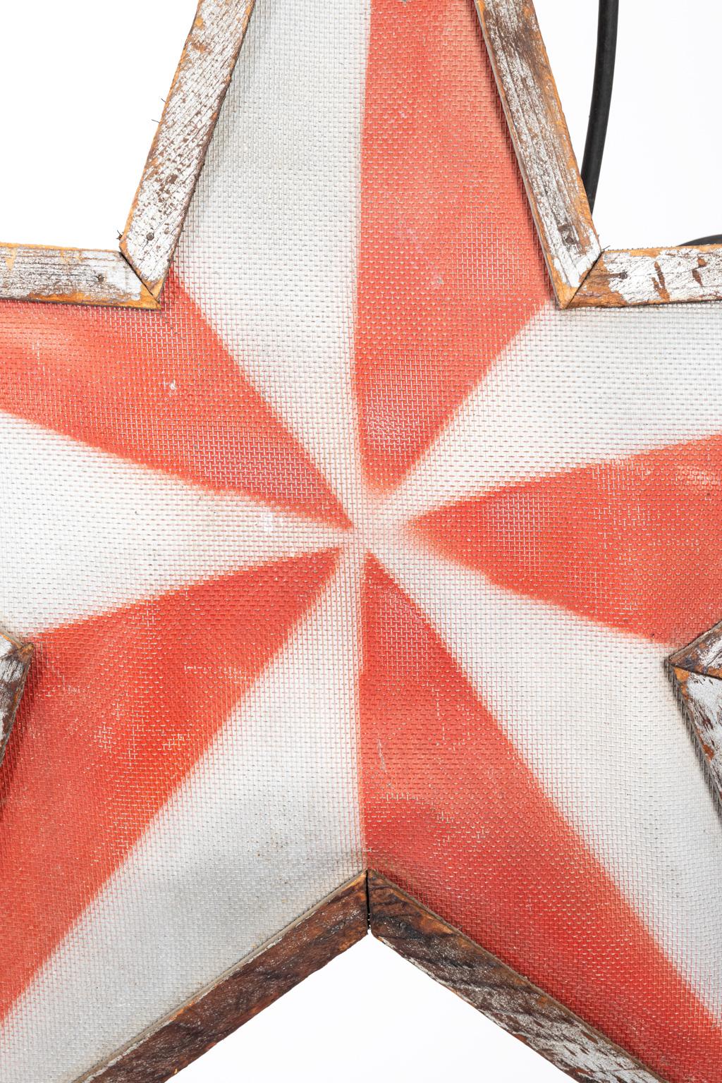 Carnival Star Art Sign In Good Condition For Sale In Stamford, CT