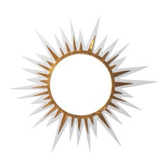 Carnival Zulu Circle Mirror in Elephant's Breath