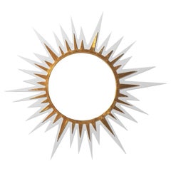 Carnival Zulu Circle Mirror in Elephant's Breath