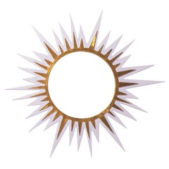 Carnival Zulu Circle Mirror in Lite Lavender