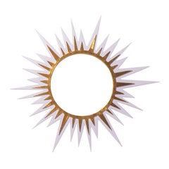 Carnival Zulu Circle Mirror in Lite Lavender