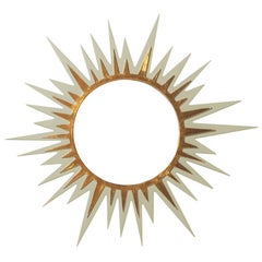 Miroir circulaire de carnaval Zulu en éblouissant