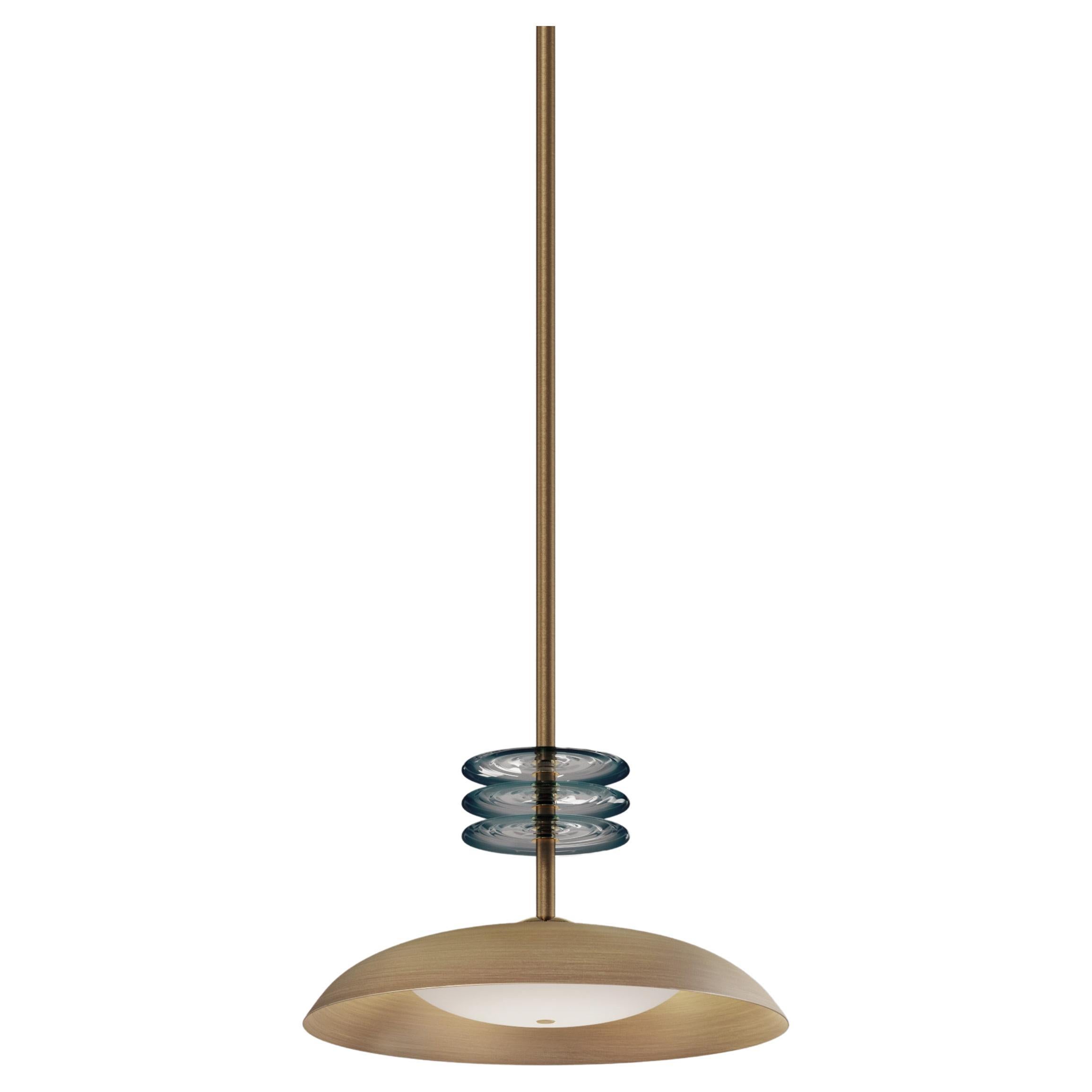 'Carnivale Jacque' Handmade Oxidium Patinated Brass Pendant