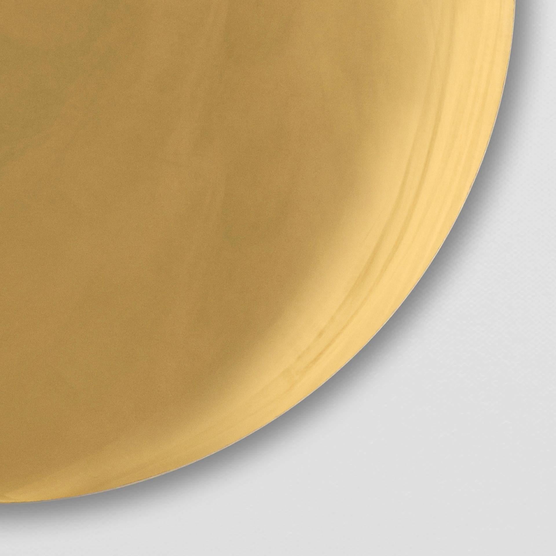 Ottone Lampadario lineare in ottone patinato Callisto 'Carnivale Jongleur' fatto a mano in vendita