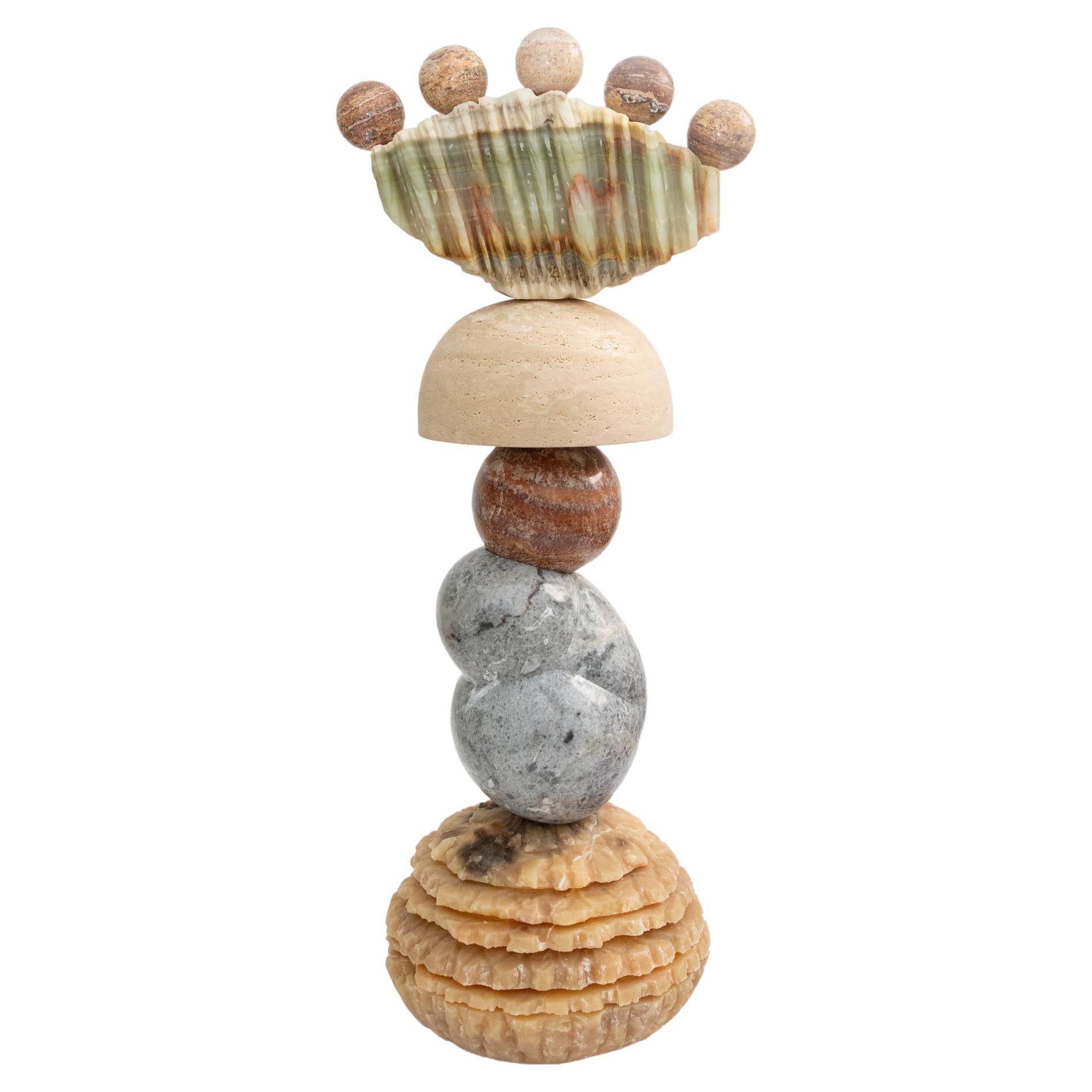 Carnivora - Lithic Bloom - Sten Studio - 2025 - Edition of 8 - Natural Stone