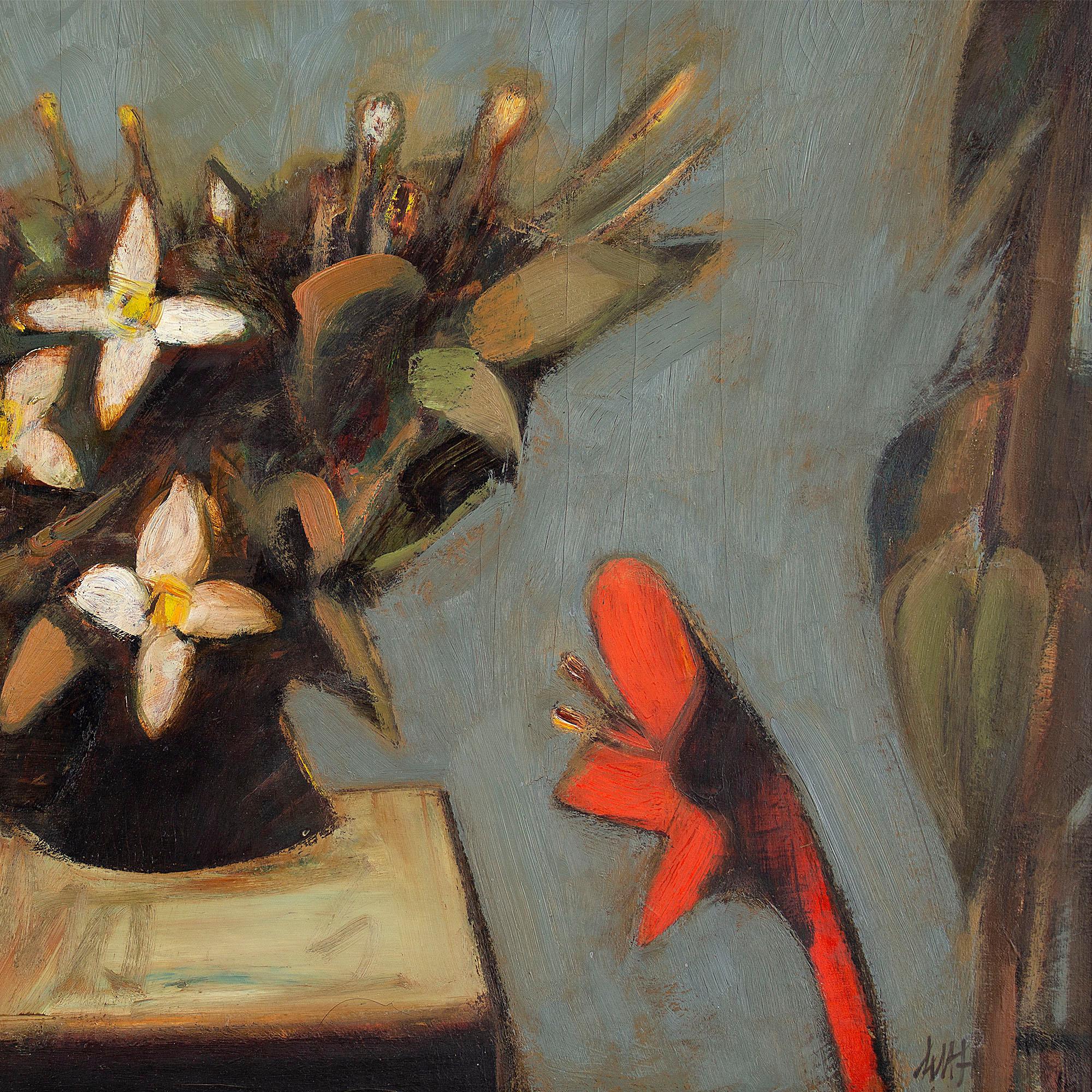 Caro Mekertchian, Still Life, Vintage Oil Painting 1