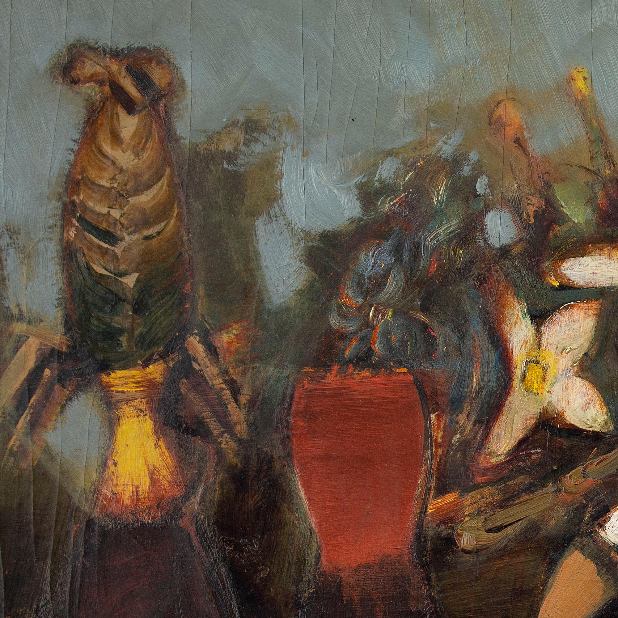 Caro Mekertchian, Still Life, Vintage Oil Painting 4