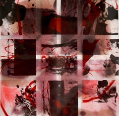 Serie Tectónica. Set De 4 Cuadros Mixtos Contemporáneos