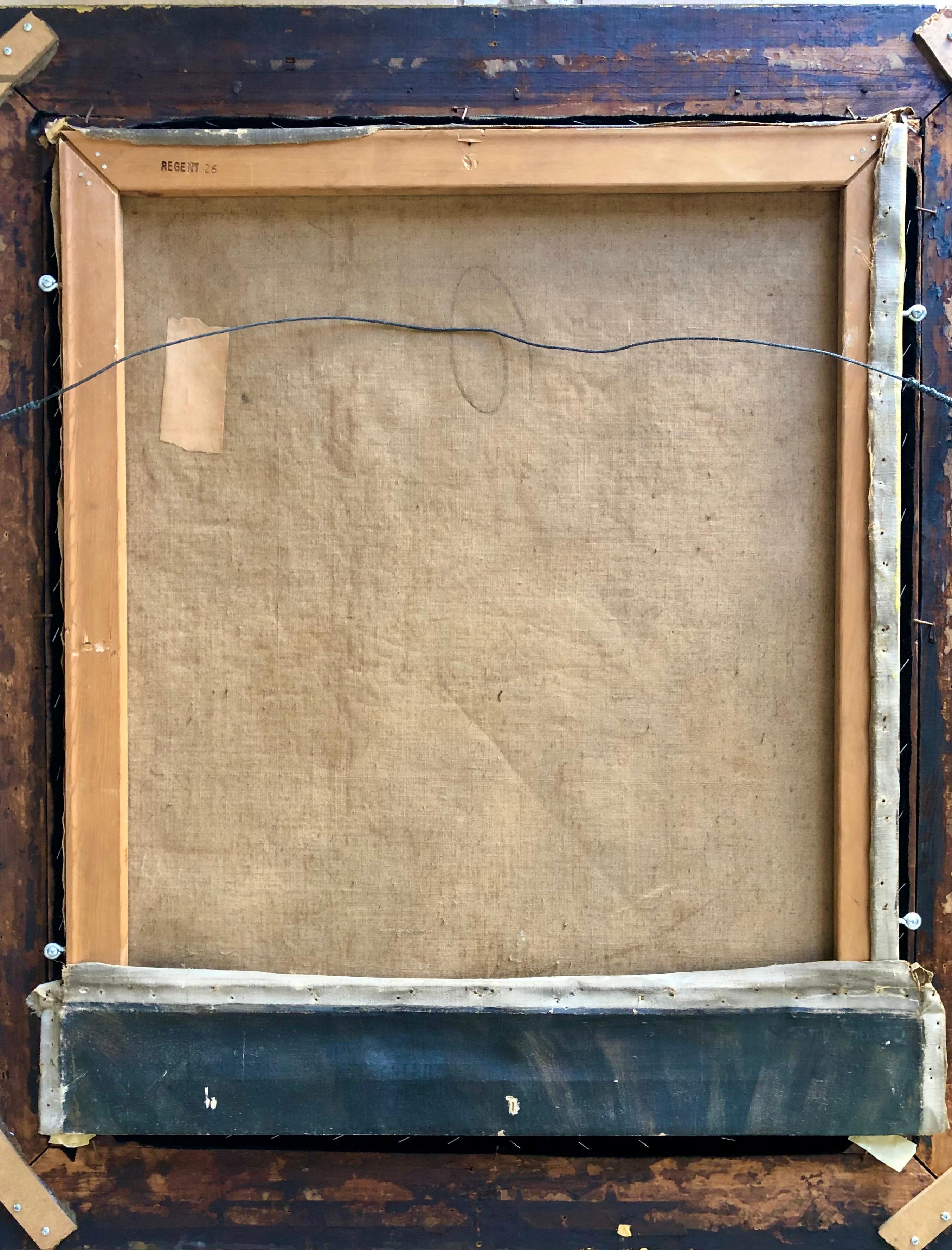 Carol Aus  Portrait de  Une dame dans un cadre spectaculaire du 19e siècle en vente 6