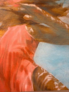 "Rose Blush", young woman swimming underwater in a pink bathing suit, summer