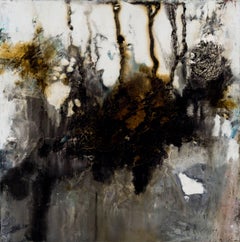 L' Inattendu, abstract oil painting on canvas