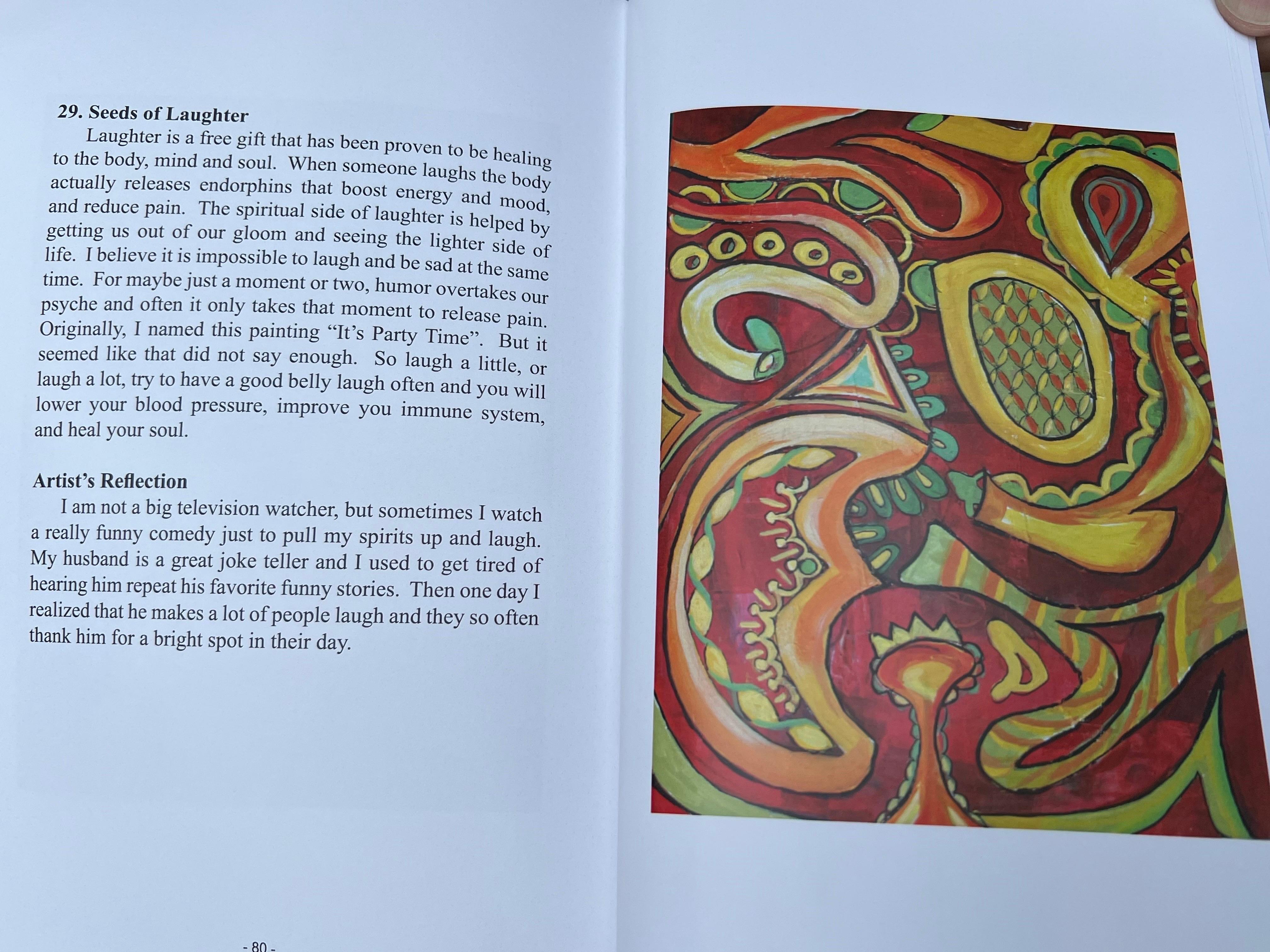 Carol Bertrand Serie Meditación Paisley Grande Amarillo y Rojo en venta 11