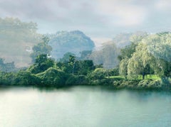 Colorful, Landscape Photomontage, Archival Print 'Weeping'