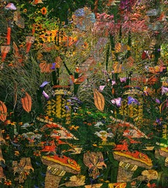 Colored Landscape Photomontage, Impression d'archives 'Eden'