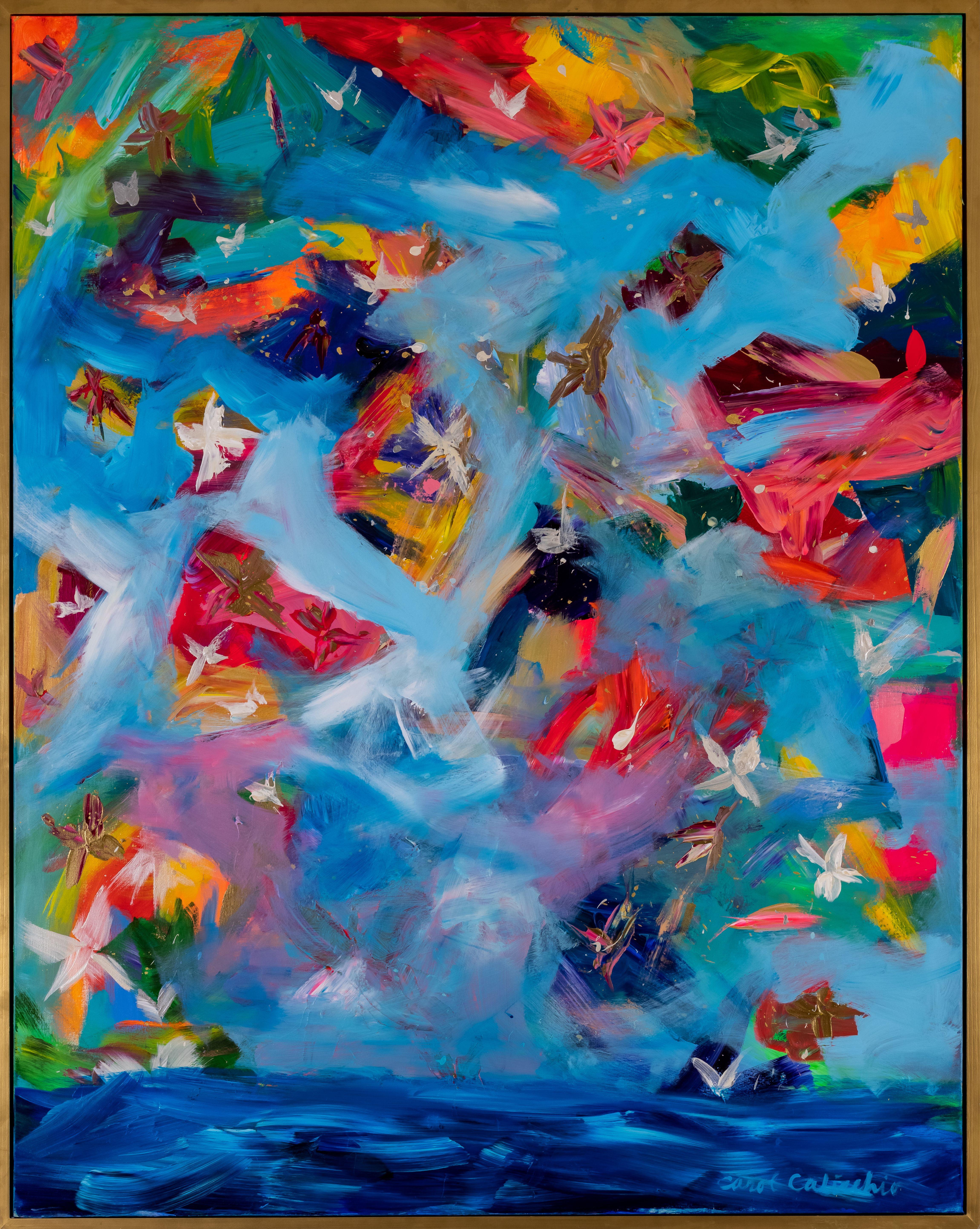 Carol Calicchio Abstract Painting - Captains Dream 