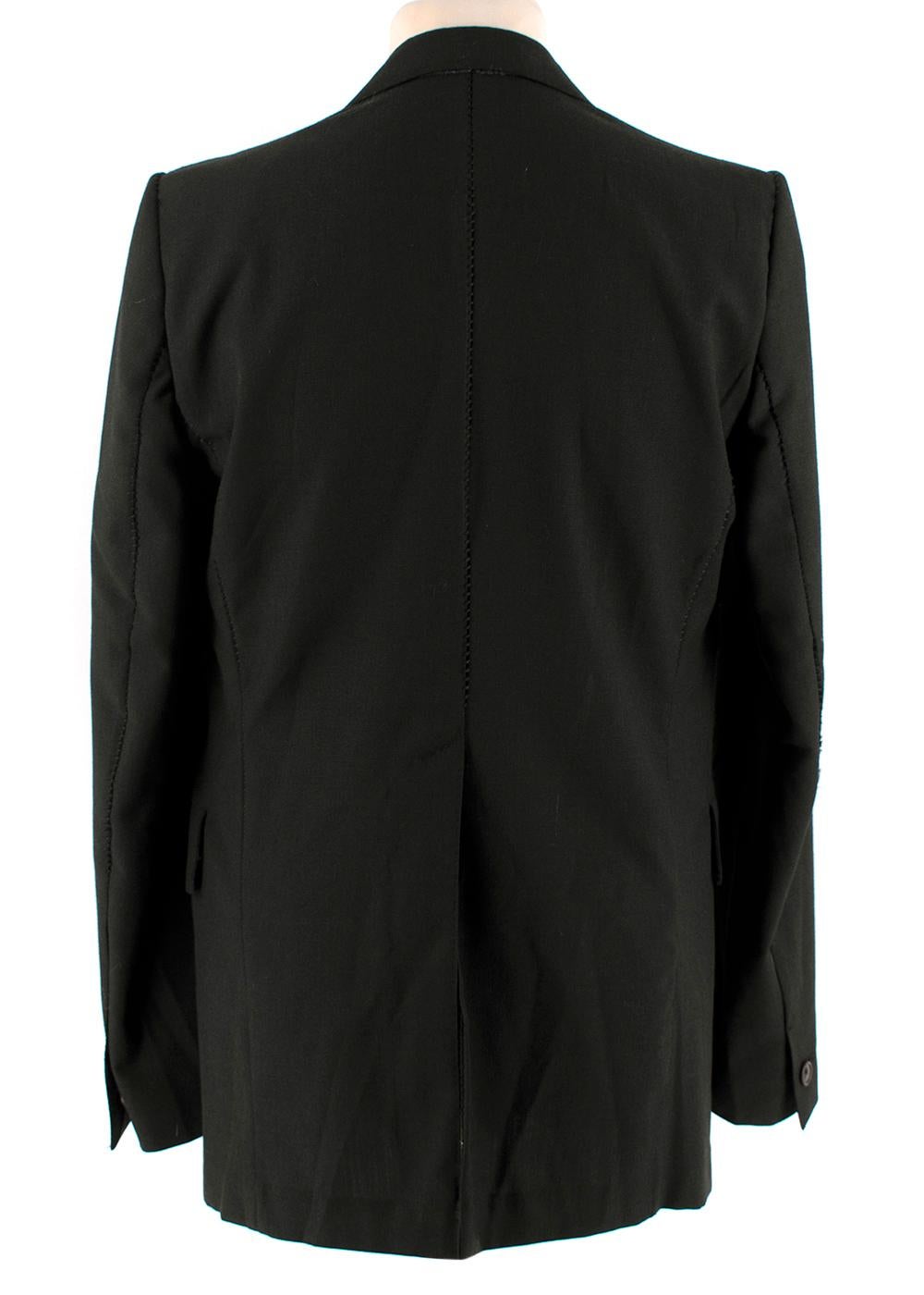 Black Carol Christian Poell Green Single Breasted Jacket - Size L EU50