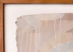 Carol Cohen Hamoy Abstract Gouache Painting, Handmade Paper #2