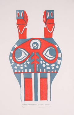 "Sxway Xway Mask" Serigraph Print, 1988