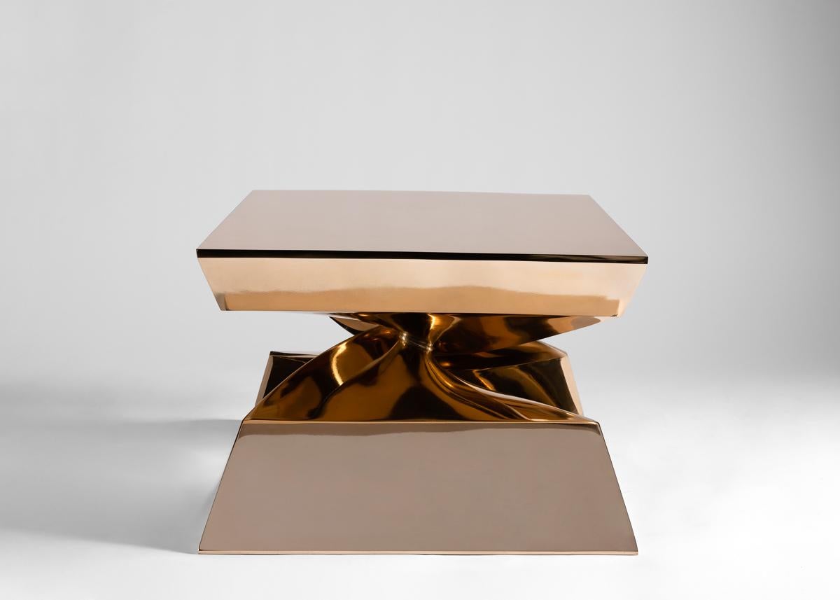 Français Carol Egan:: Tabouret en bronze sculpté sur mesure:: États-Unis:: 2019 en vente