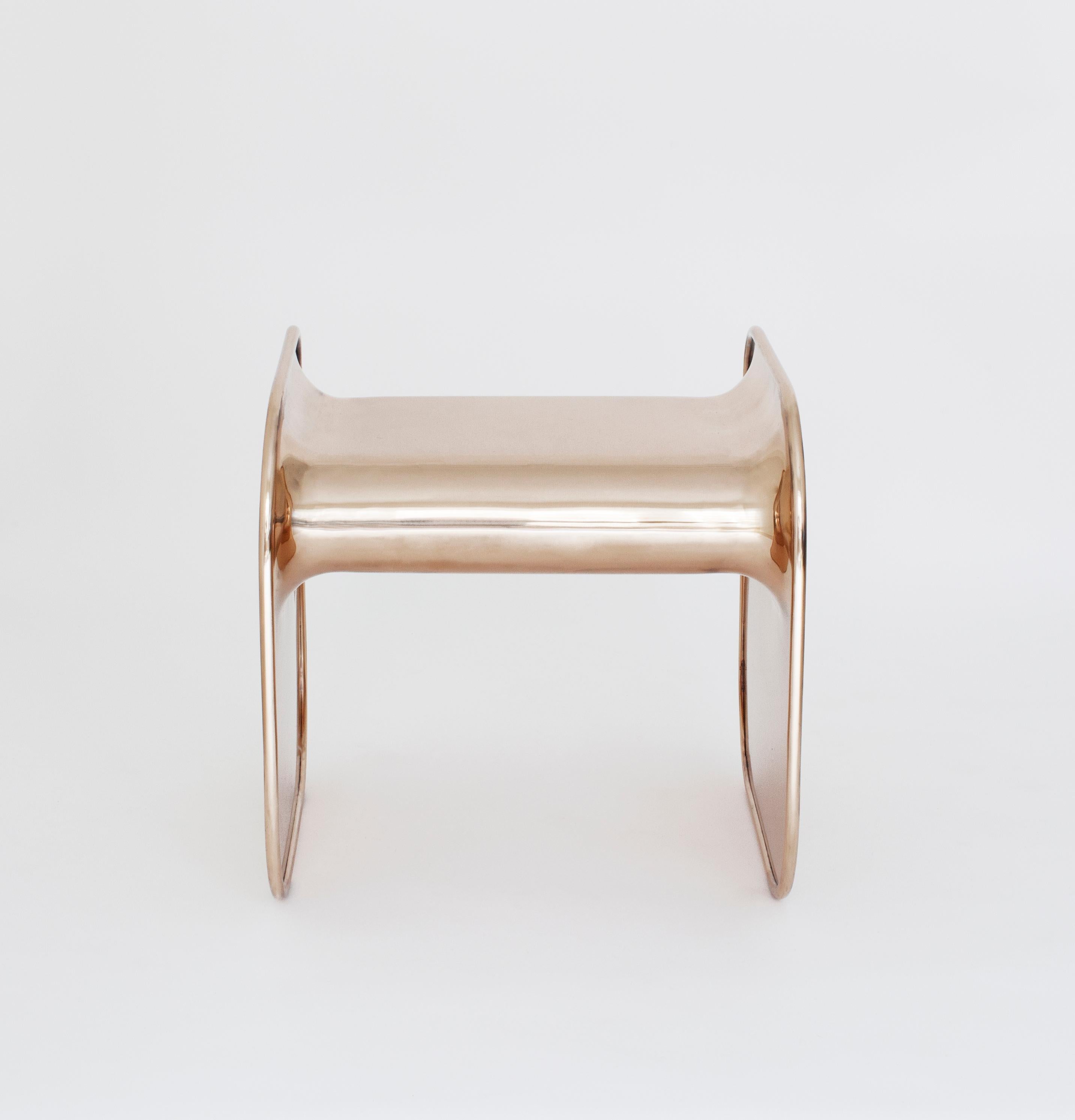 Carol Egan, Surf, Contemporary Polished Bronze Bench, United States, 2022 For Sale 1