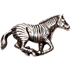 Carol Felley 1991 Running Zebra Pin