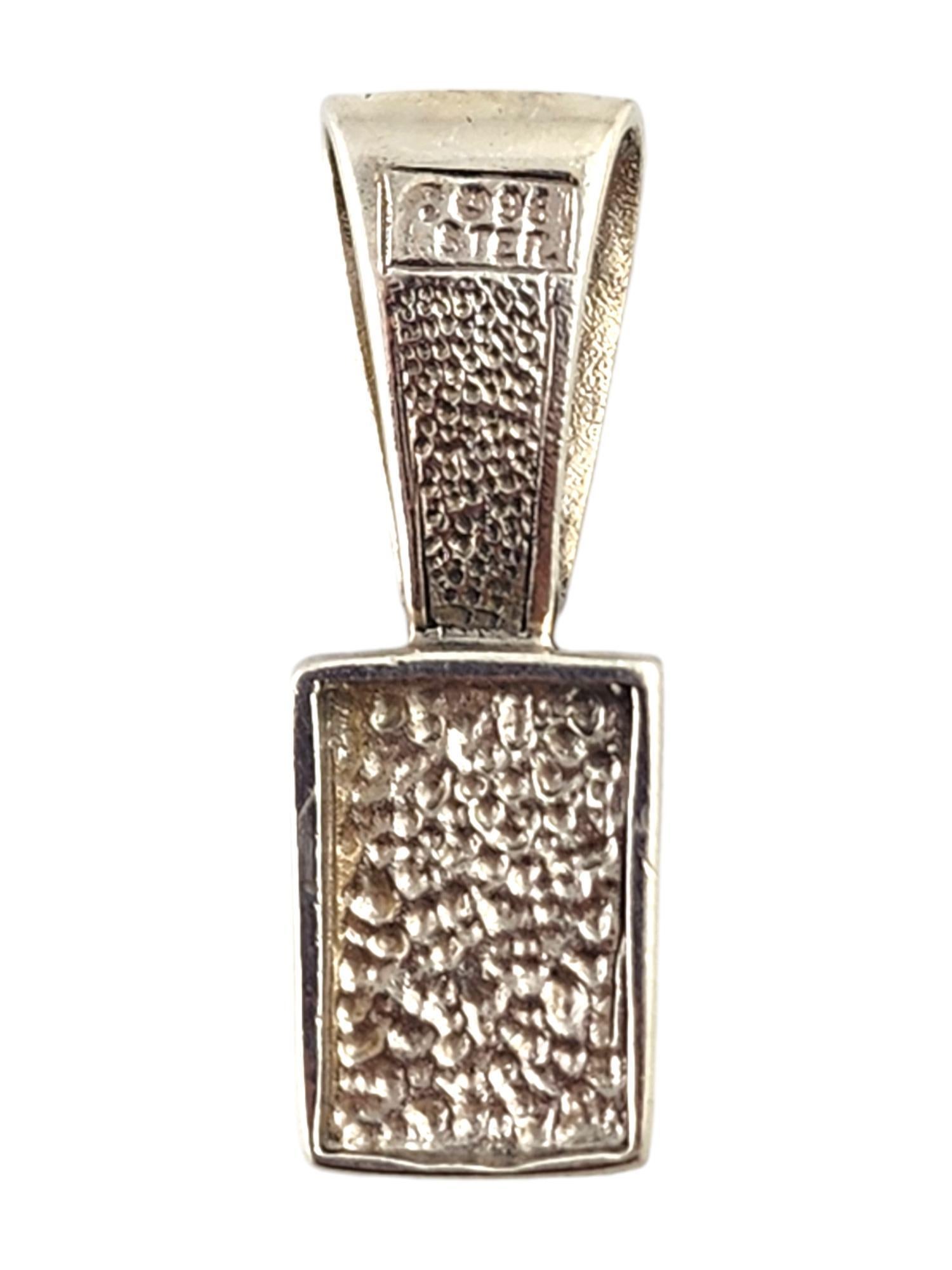 Carol Felley Sterling Silver Lapis Lazuli Pendant #17180 For Sale 1
