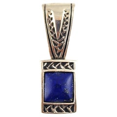 Colgante de lapislázuli de plata de ley Carol Felley #17180