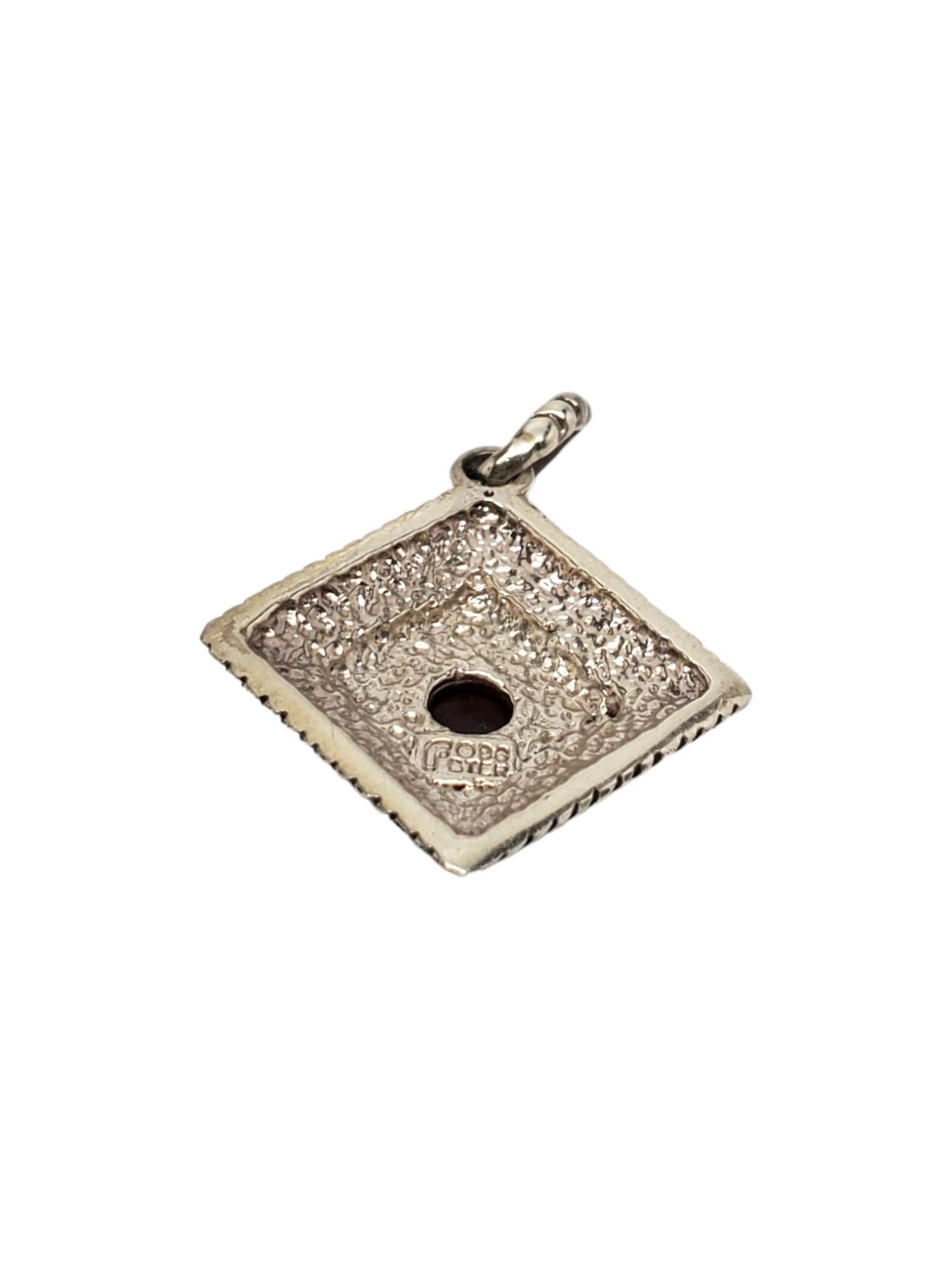Carol Felley Ciondolo in argento sterling con lapislazzuli #17181 In condizioni buone in vendita a Washington Depot, CT