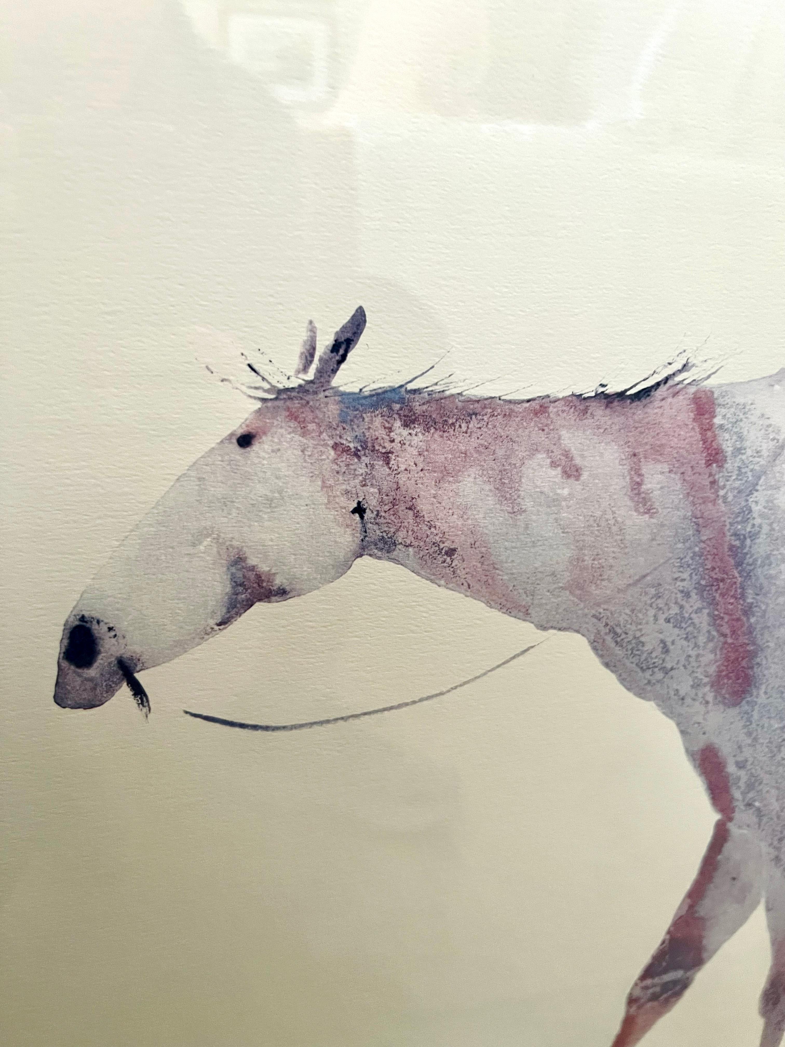 Carol Grigg „Die Guardians“ Aquarelllithographie der amerikanischen Ureinwohner, 1980er Jahre (20. Jahrhundert) im Angebot