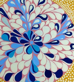 Colorful Oil Painting: 'Flowered 2'