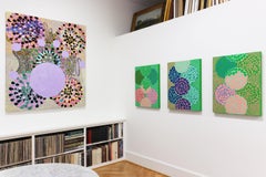 'Flower Burst No. 1' - astratto - motivo - pop - botanico - colori vivaci