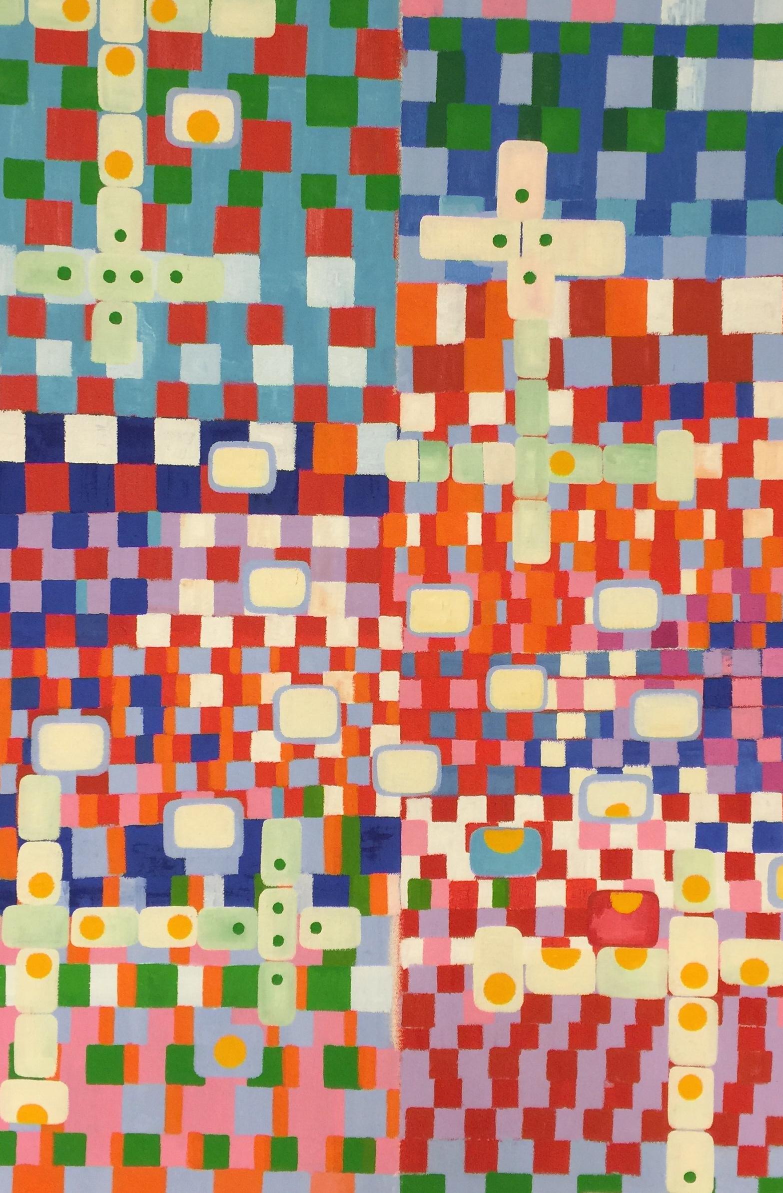 Pintura al óleo Pop Art sobre lienzo: 