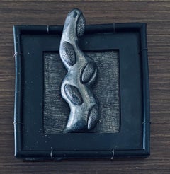 Abstract Mixed Media Biomorphism Wall Sculpture. Miami Artist Carol K Brown