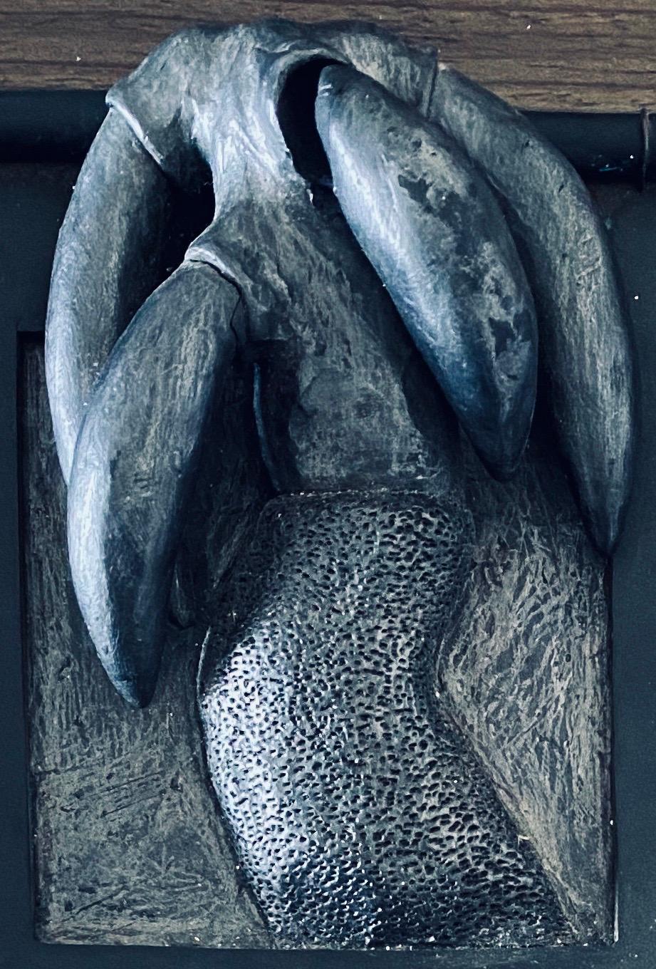 Scultura da parete astratta a tecnica mista Biomorfismo. L'artista di Miami Carol K. Brown in vendita 2