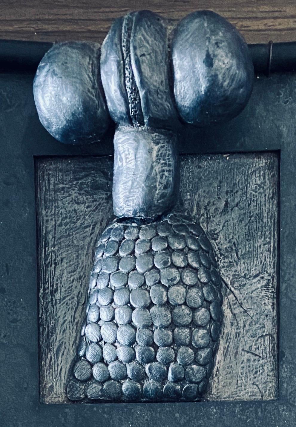 Scultura da parete astratta a tecnica mista Biomorfismo. L'artista di Miami Carol K. Brown in vendita 2