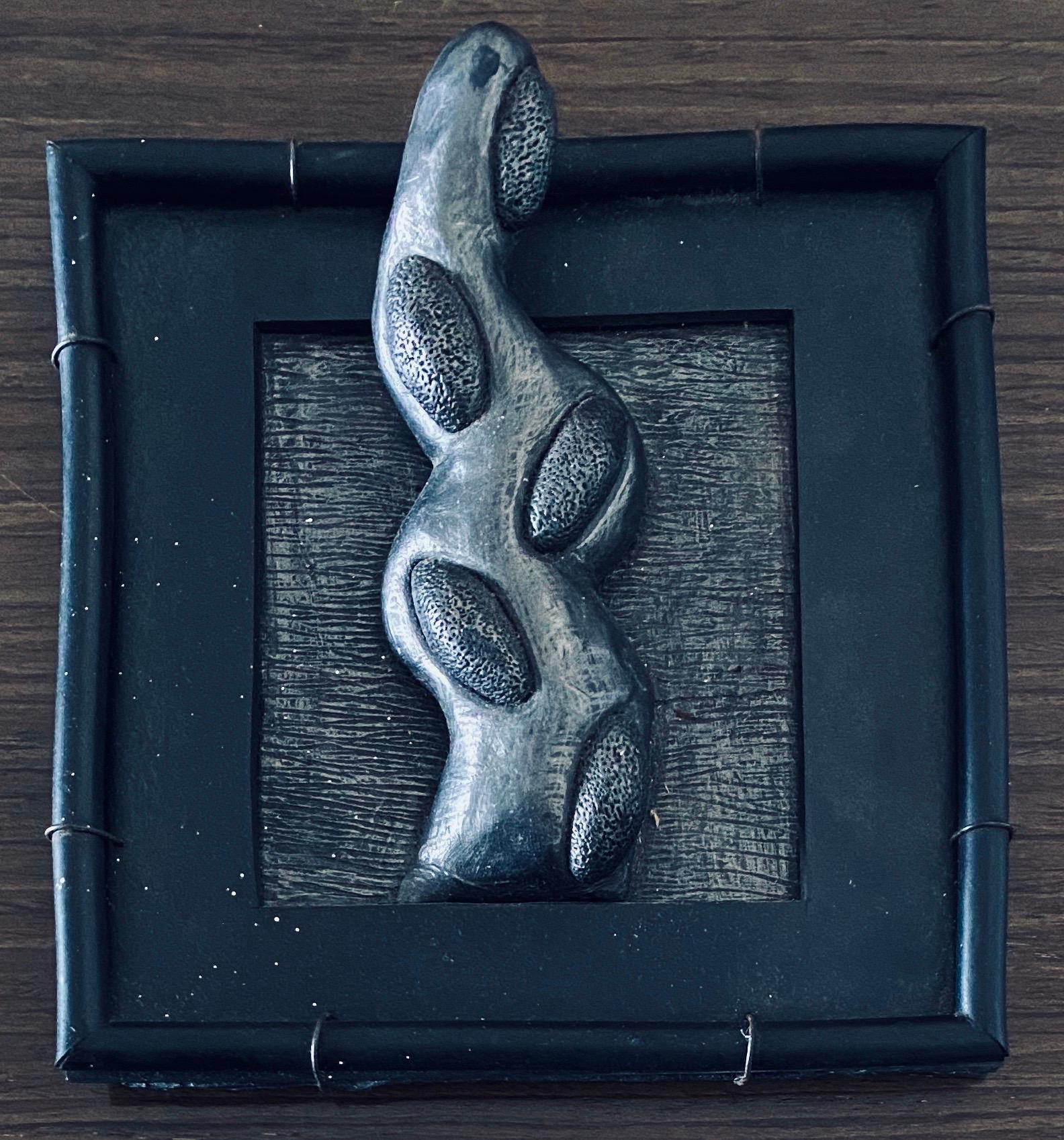 Escultura de pared Biomorfismo abstracto de técnica mixta. Artista de Miami Carol K. Brown