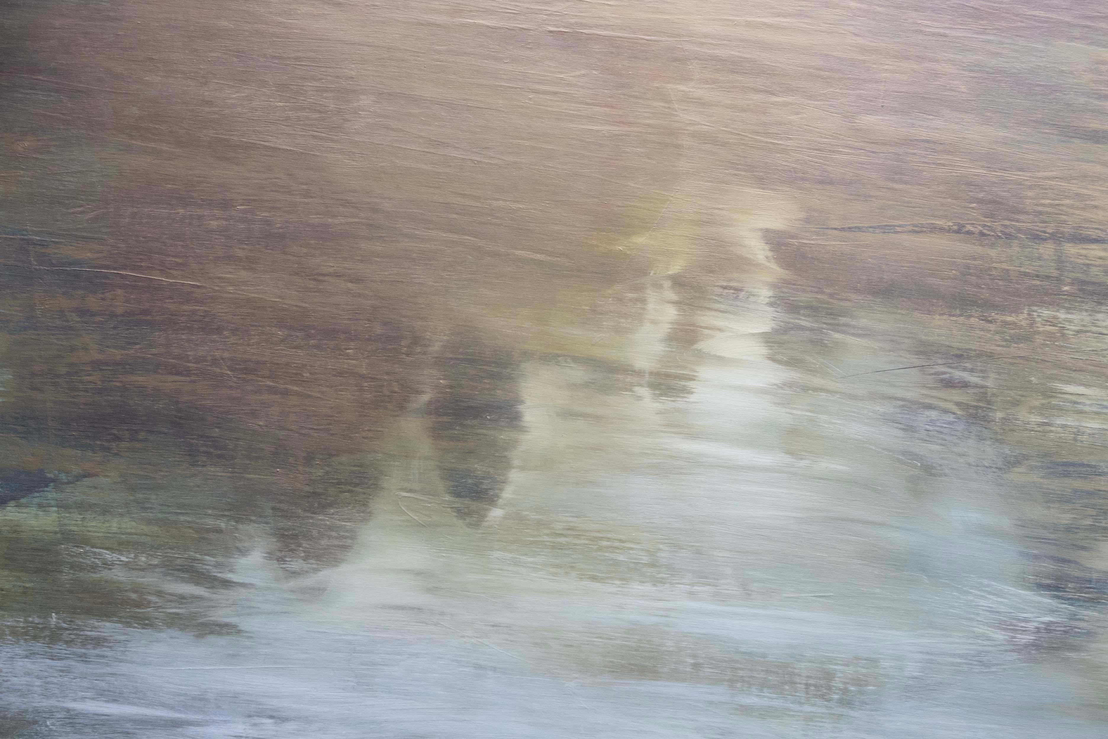 Tela Carol Lefkowitz Adagio #22 Firmato Pittura ad olio astratta moderna su tela anni '90 in vendita