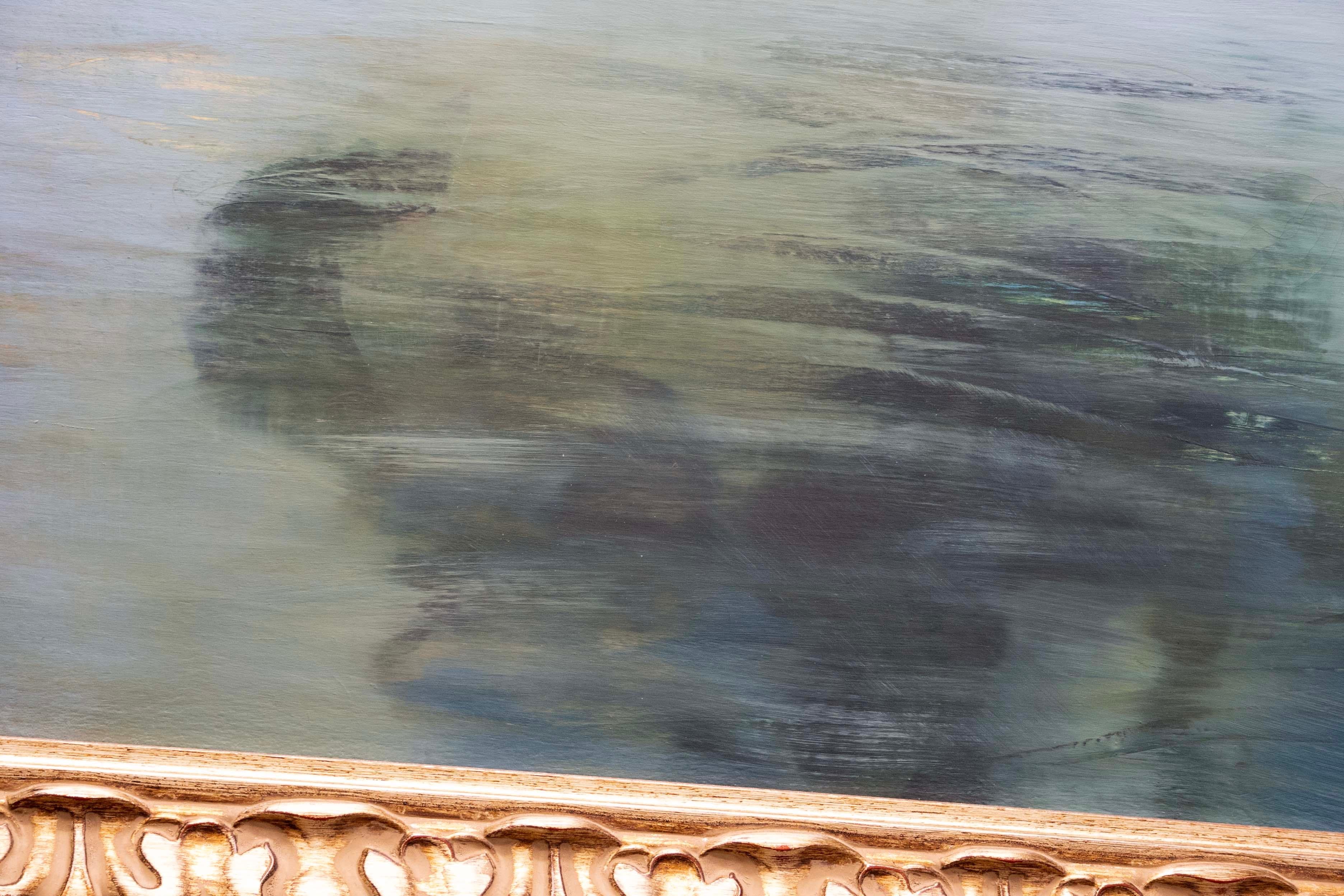 Carol Lefkowitz Adagio #22 Firmato Pittura ad olio astratta moderna su tela anni '90 in vendita 1