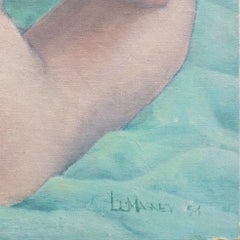 'Seated Nude', California, Woman Artist, Stanford, Sausalito, Native American
