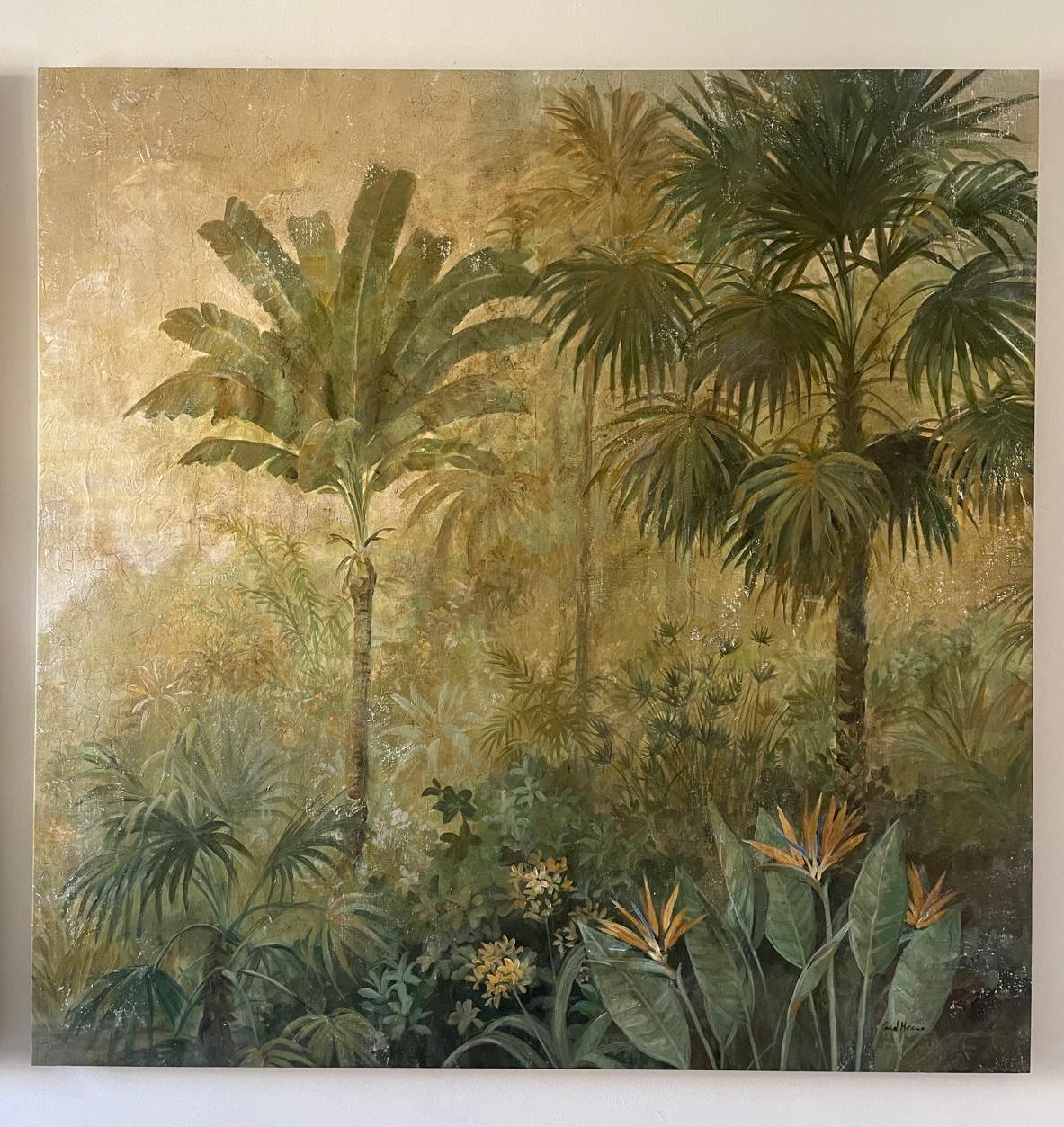 CONTEMPORARY Fine Art Diptyh Landschaftslandschaft Dschungel Spanische Künstlerin Carol Moreno, CONTEMPORARY im Angebot 9