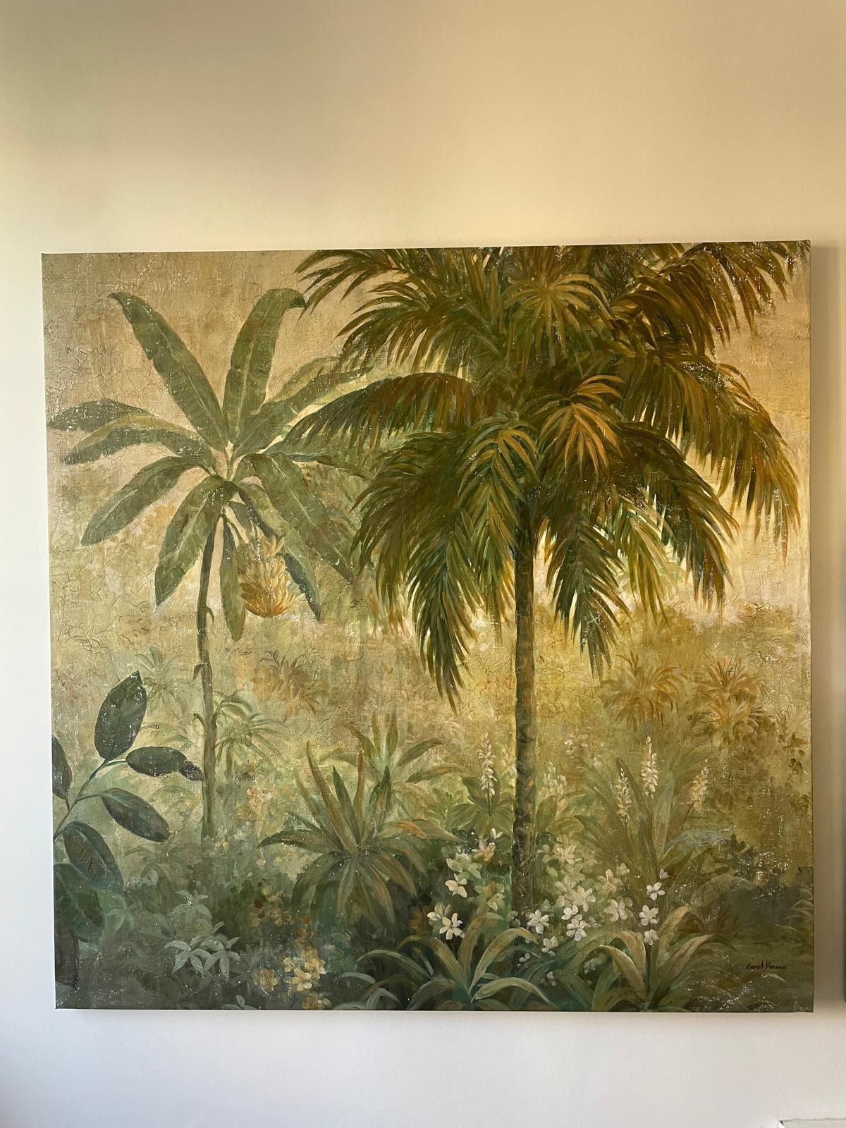 CONTEMPORANEA Fine Art Diptyh Paesaggio Jungling Artista spagnola Carol Moreno 2024 8