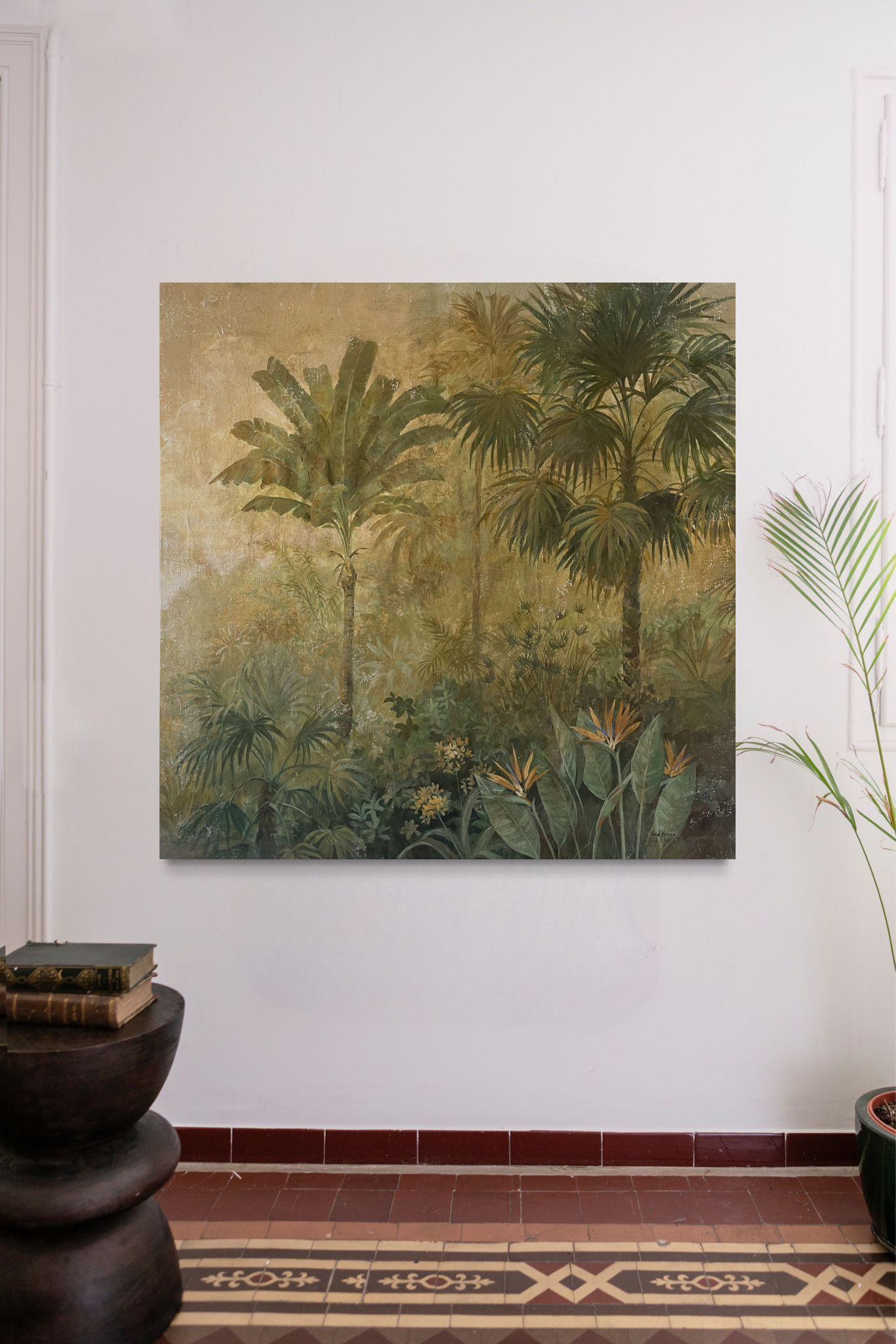 CONTEMPORARY Fine Art Landscape Jungle Spanish Artist Carol Moreno For Sale 4