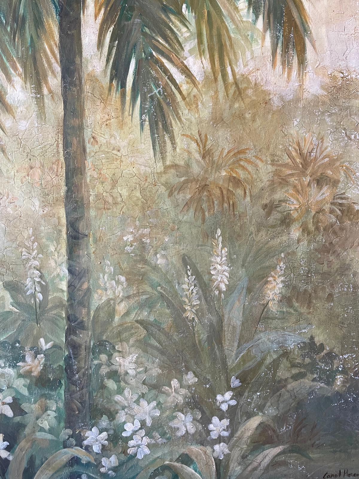 CONTEMPORARY Fine Art Landscape Jungle Spanish Artist Carol Moreno For Sale 4