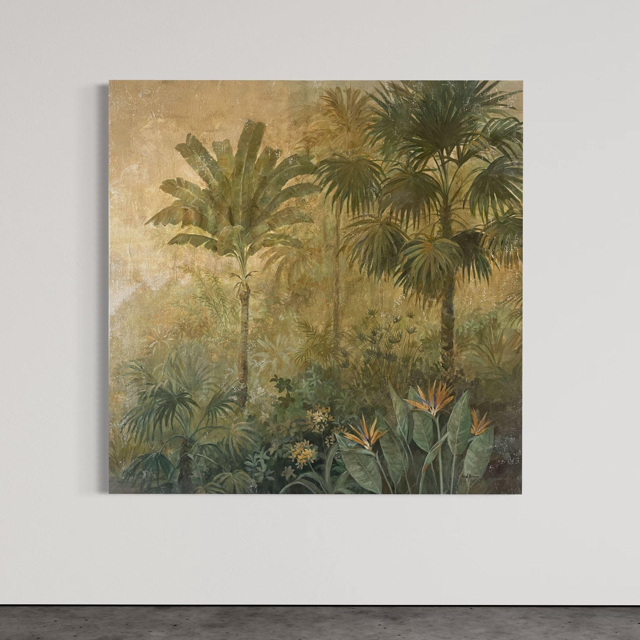 CONTEMPORARY Fine Art Landscape Jungle Spanish Artist Carol Moreno For Sale 5