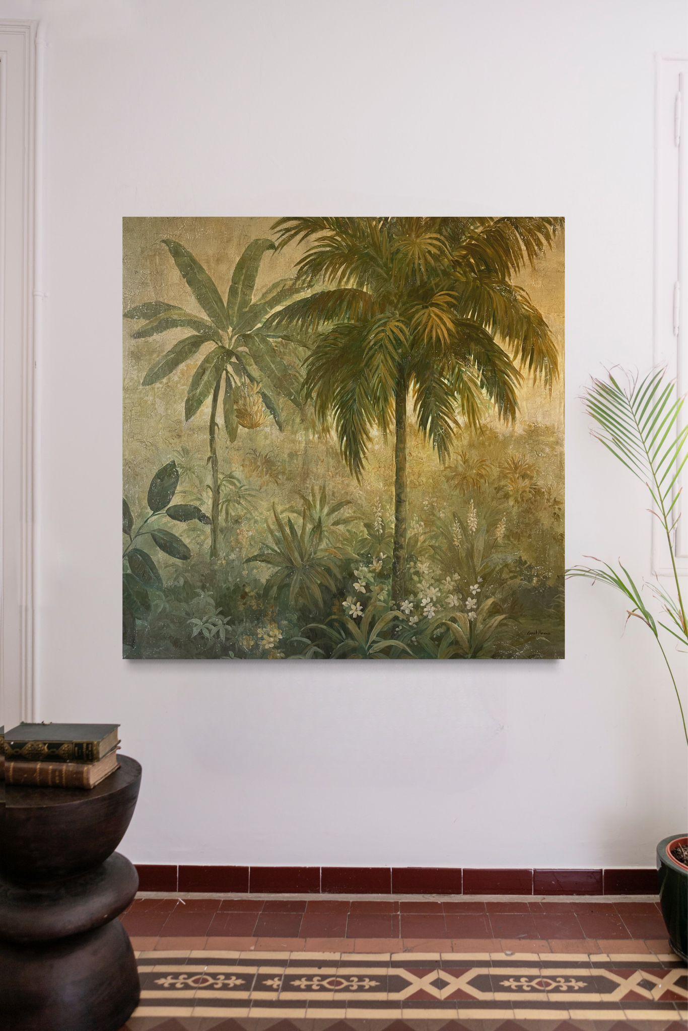 CONTEMPORARY Fine Art Landscape Jungle Spanish Artist Carol Moreno For Sale 6