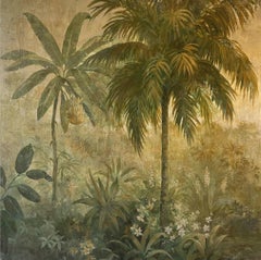 Used CONTEMPORARY Fine Art Landscape Jungle Spanish Artist Carol Moreno