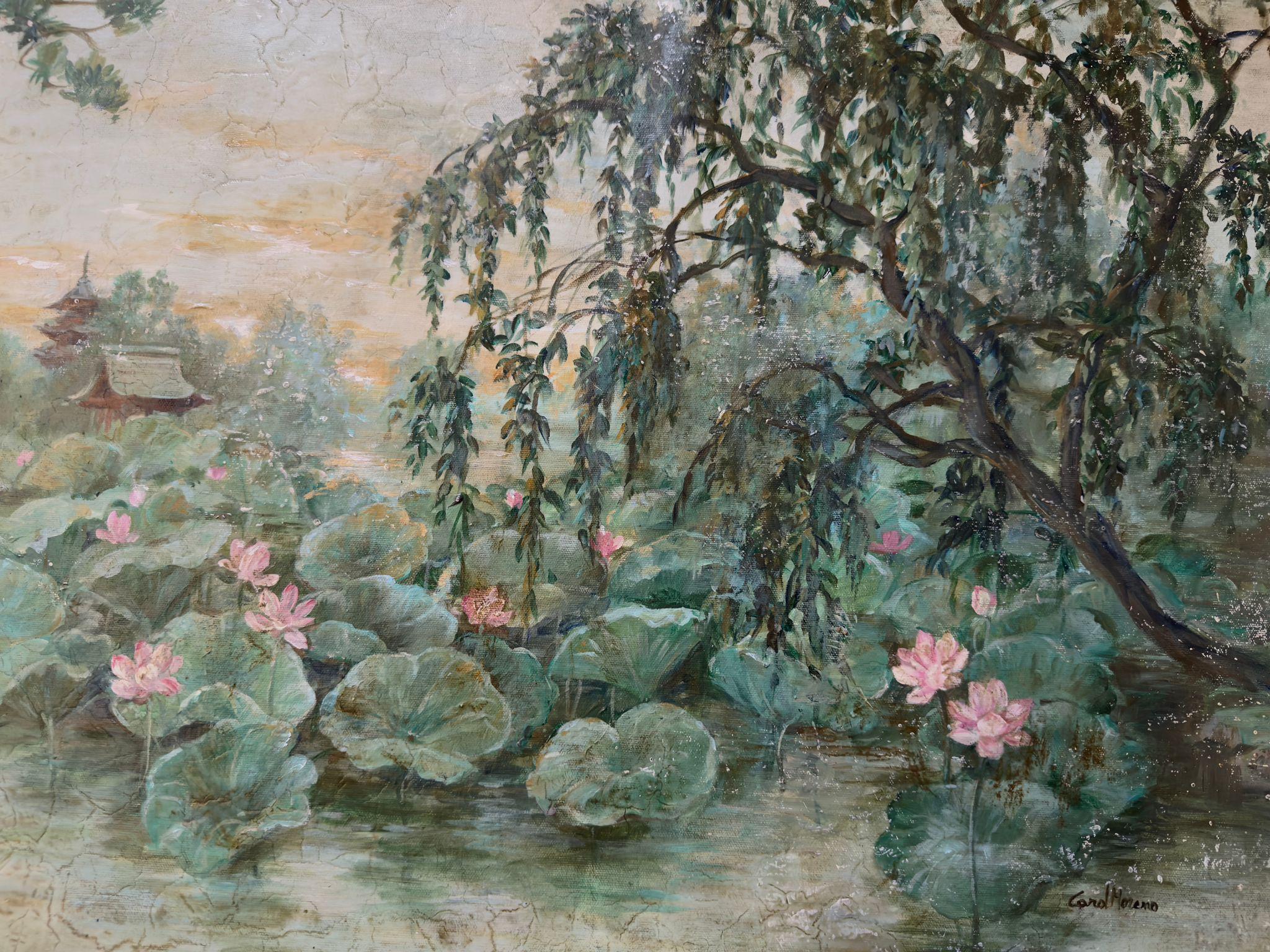 CONTEMPORARY Fine Art Landscape Forest Spanish Artist Carol Moreno For Sale 2