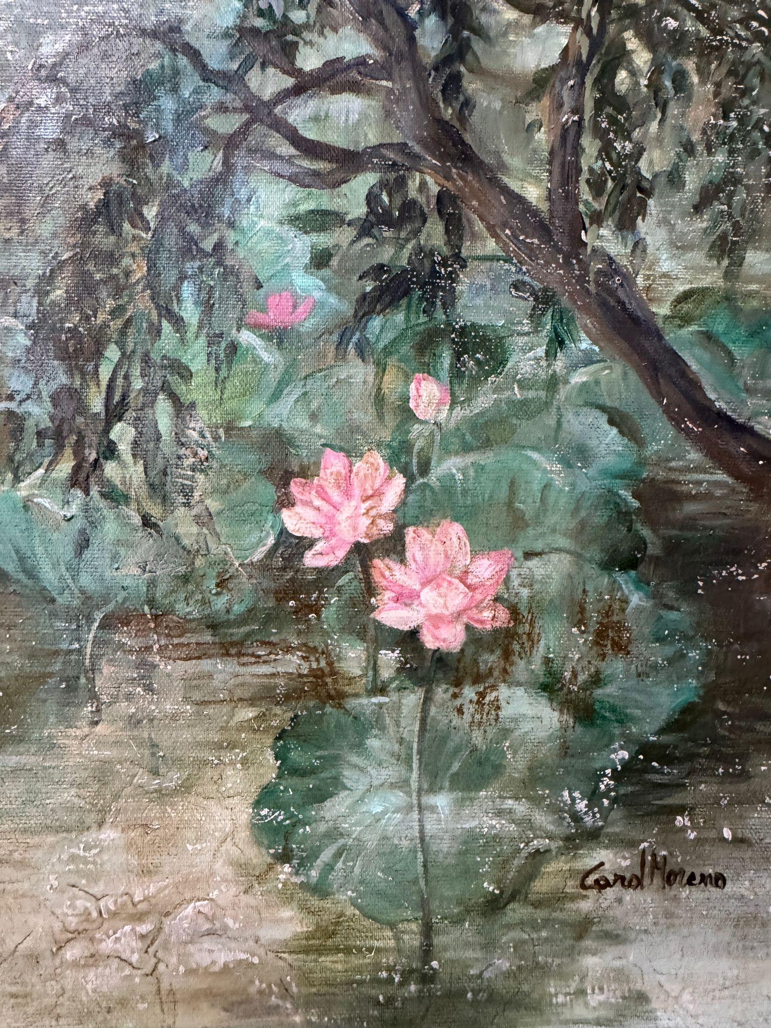 CONTEMPORARY Fine Art Landscape Forest Spanish Artist Carol Moreno For Sale 3