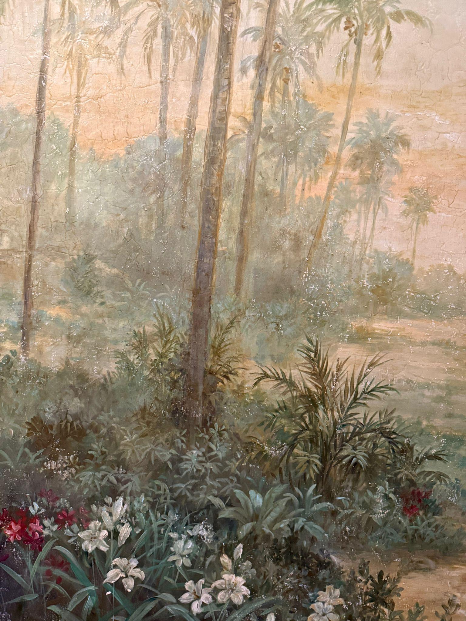CONTEMPORANEO NUOVO Dittico Paesaggio Jungling Artista spagnola Carol Moreno 2025 in vendita 2