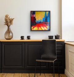 New York Night, Carol Mountford, Contemporary Painting, Cityscape art
